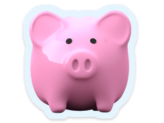 Boosting your benefits A pink piggy bank